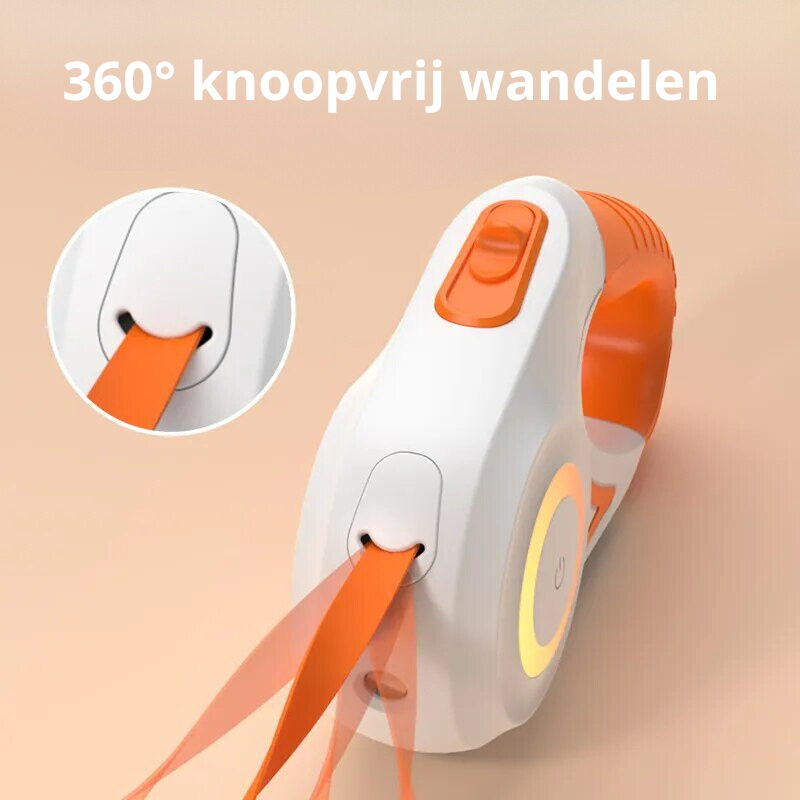 Lichtgevende Hondenriem met Zaklamp - GlowGuard