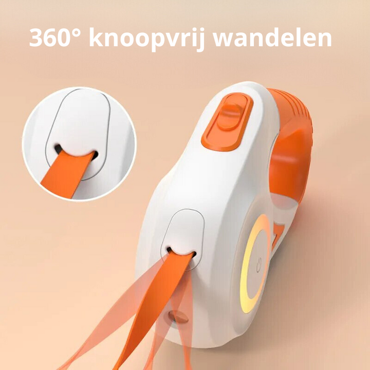 Lichtgevende Hondenriem met Zaklamp - GlowGuard