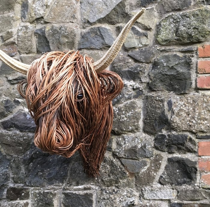Cow Wall Sculpture – Bowie