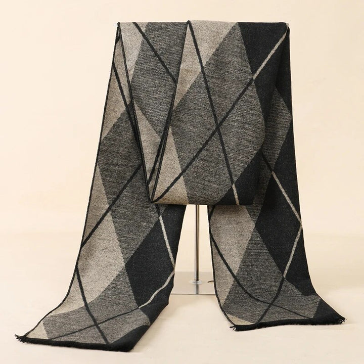 Sammy Jackson™ Checked Scarf | Stylish and warm cashmere scarf
