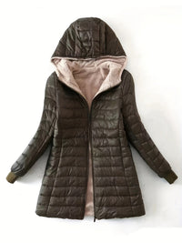 Fleece Gevoerde Damesjas met Ritssluiting - Eliza