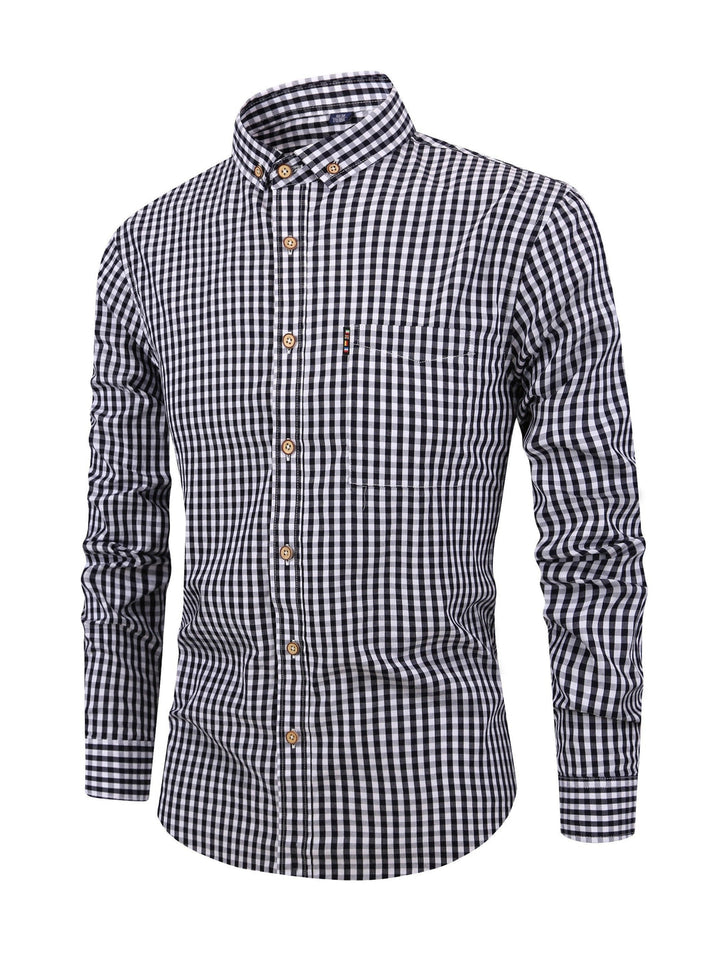 Checked Men's Shirt with Comfortable Fit – Jules