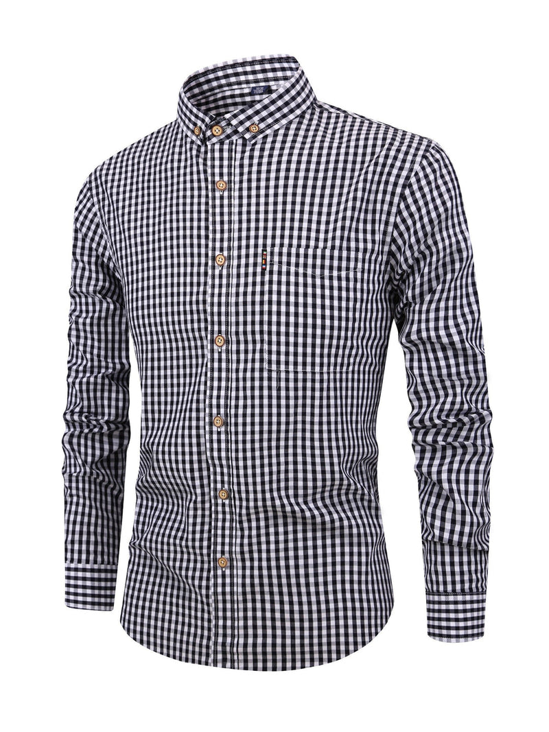 Checked Men's Shirt with Comfortable Fit – Jules
