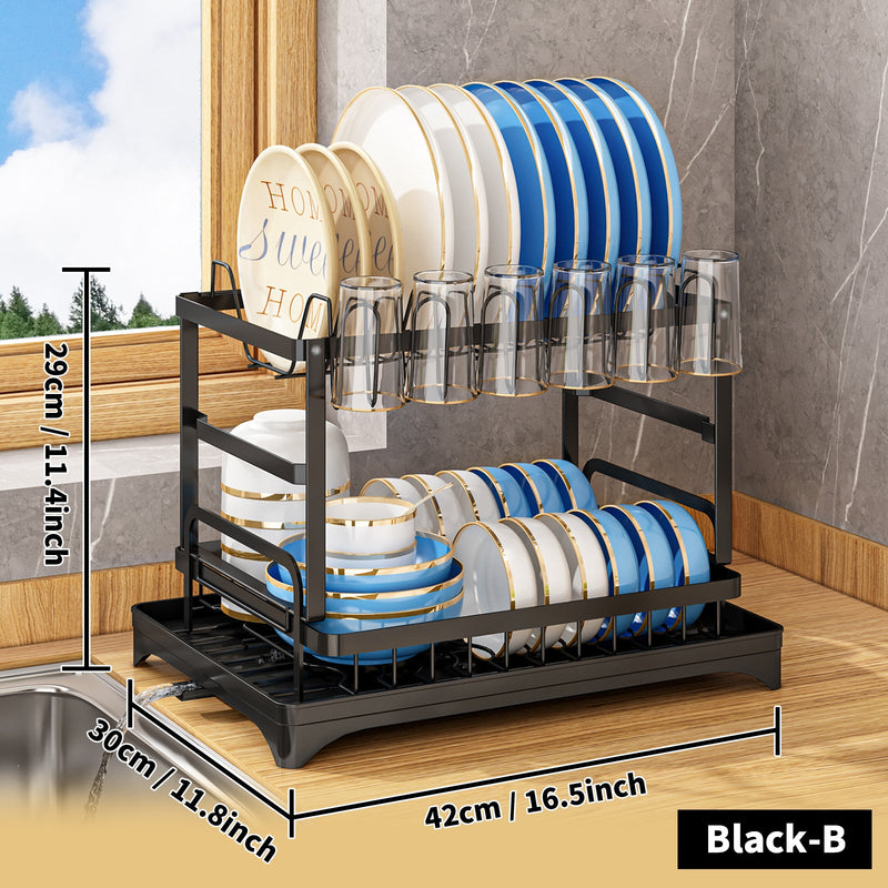 Stainless Steel Kitchen Dish Rack - Livano
