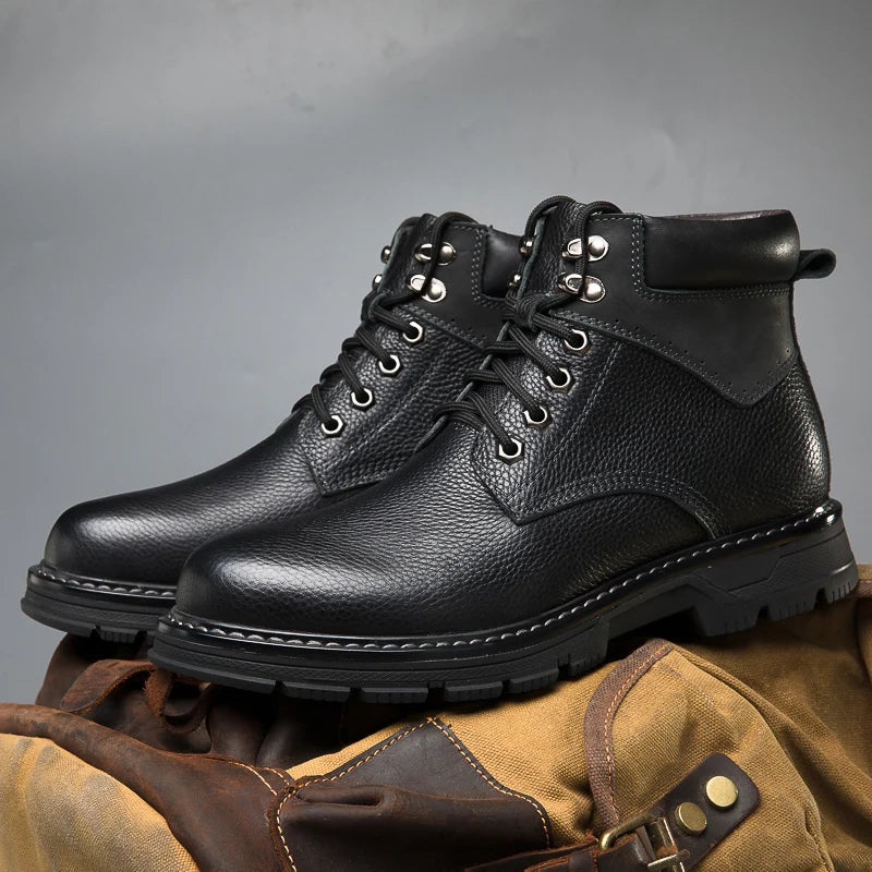 Sammy Jackson™ Leather Winter Shoes | True winter warmers