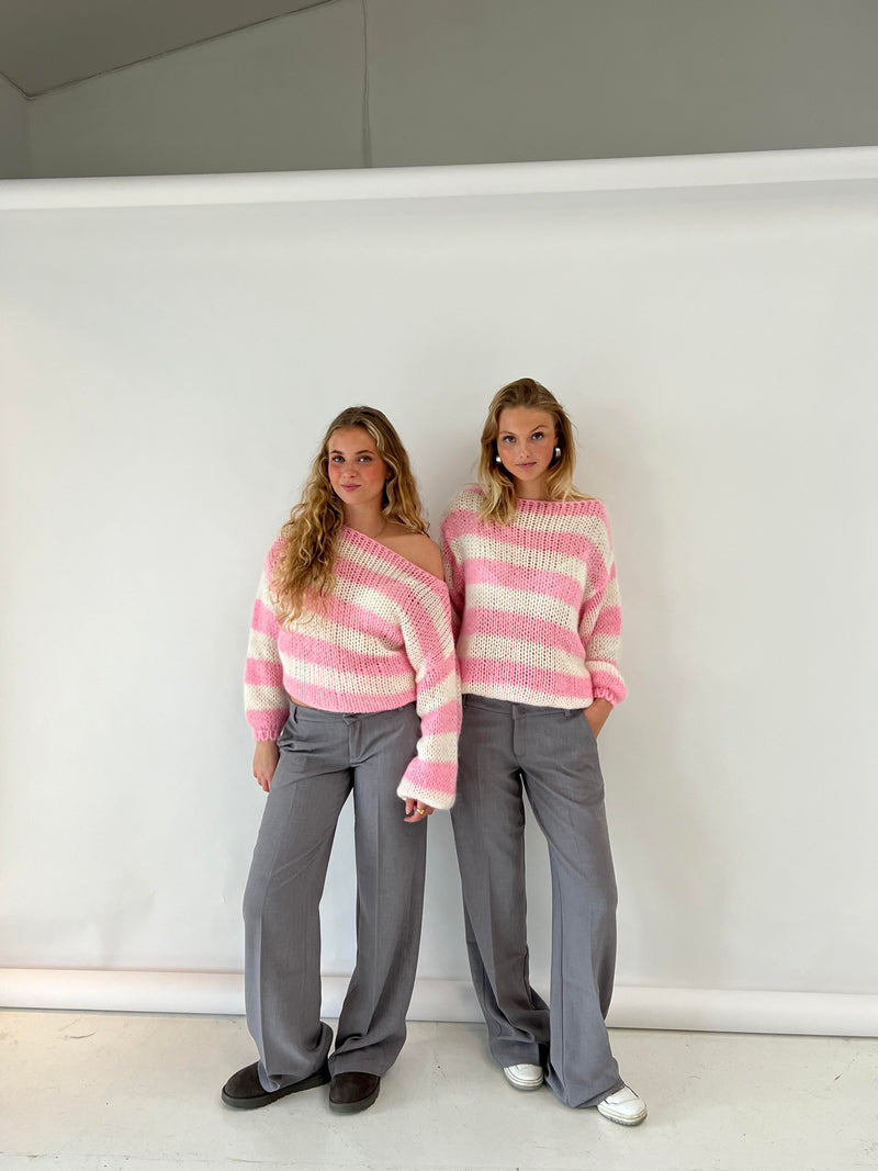 Trendy Gebreide Dames Sweater - Aurelia