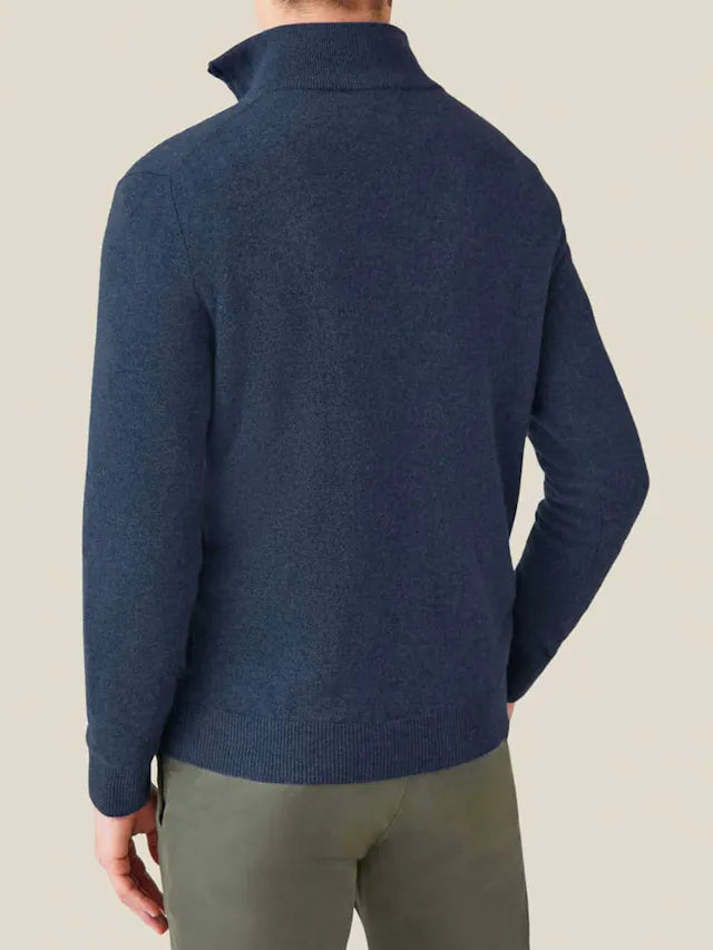 Comfortabele Heren Zip-up Trui - Lucas