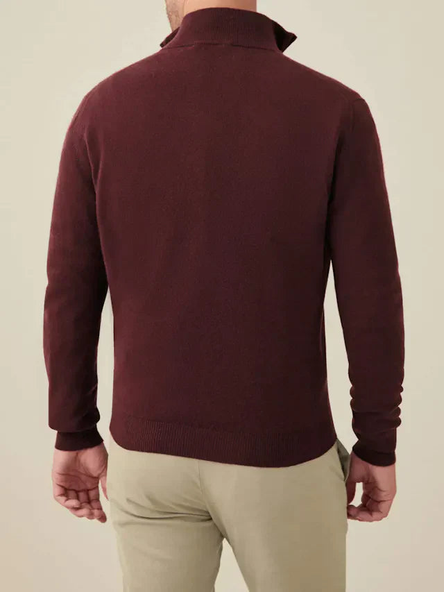 Comfortabele Heren Zip-up Trui - Lucas