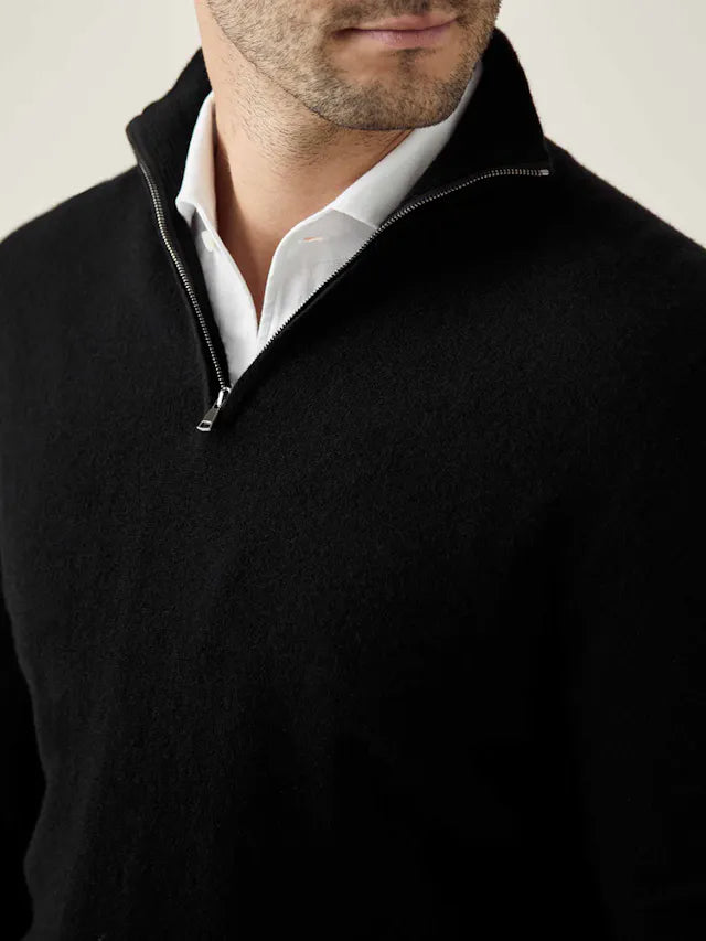 Comfortabele Heren Zip-up Trui - Lucas