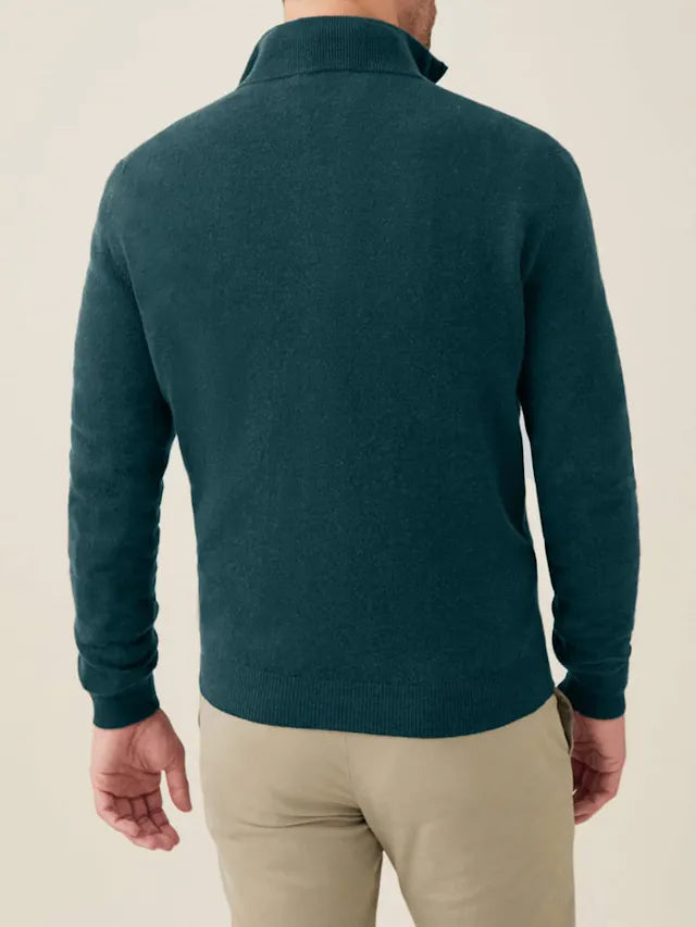 Comfortabele Heren Zip-up Trui - Lucas