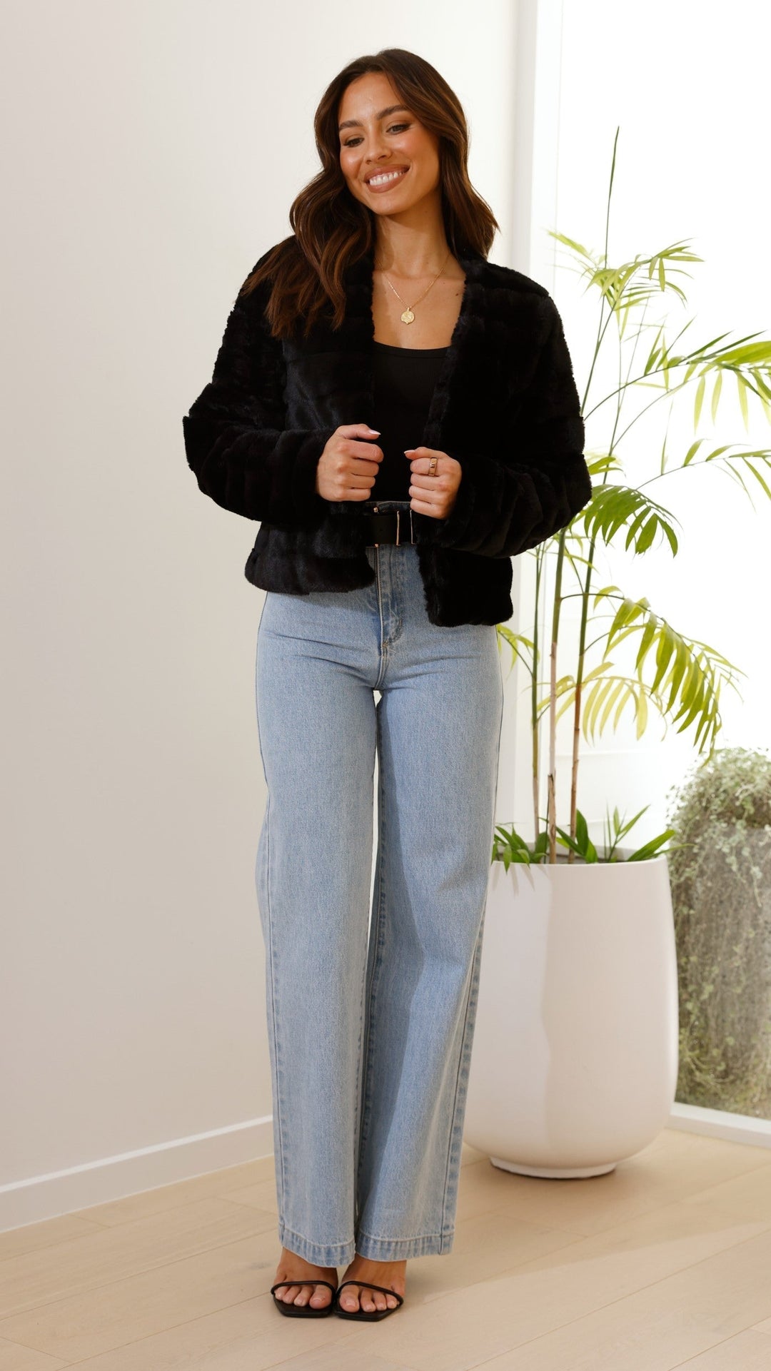 Luxe Dames Crop Jasje - Veloura