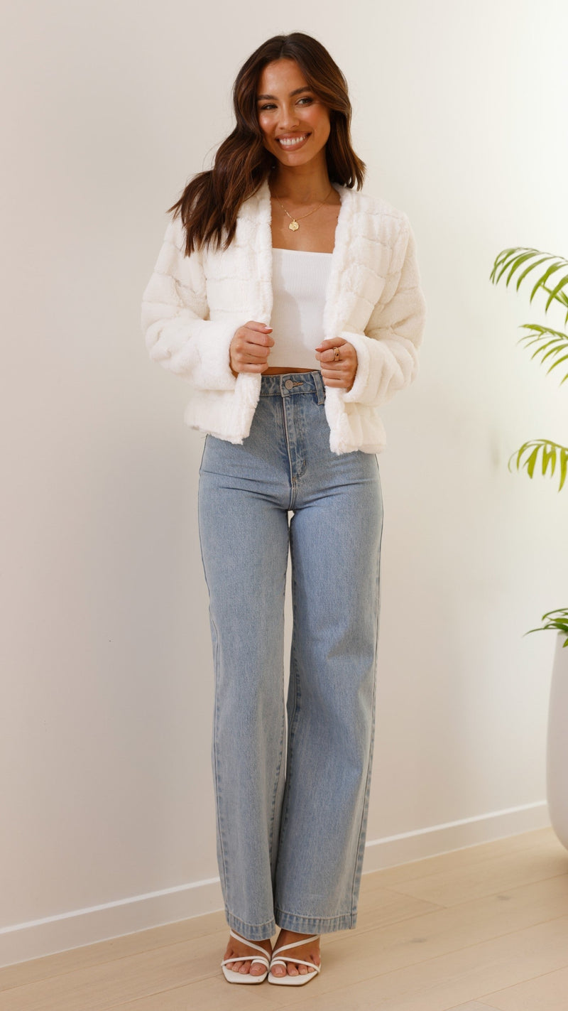 Luxe Dames Crop Jasje - Veloura