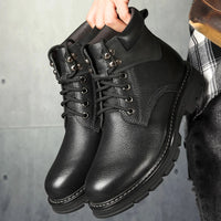 Sammy Jackson™ Leather Winter Shoes | True winter warmers