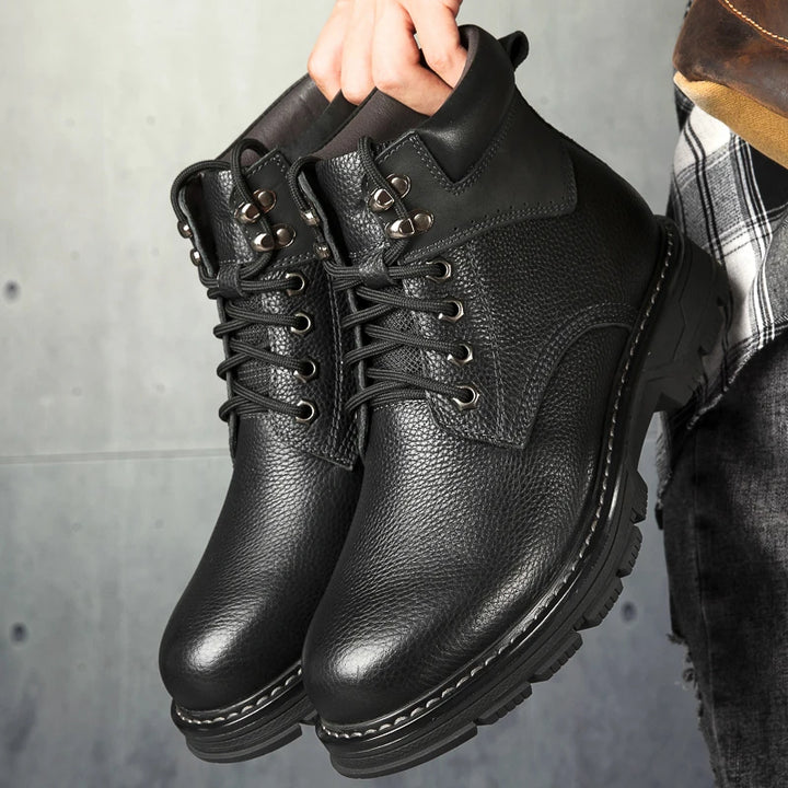 Sammy Jackson™ Leather Winter Shoes | True winter warmers