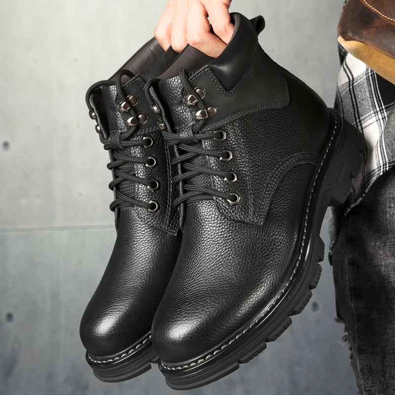 Sammy Jackson™ Leather Winter Shoes | True winter warmers