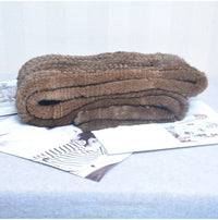 Sammy Jackson™ Knitted Scarf | Warm and stylish mink fur scarf