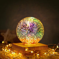 Kristallen Bollamp met 3D Vuurwerkeffect  - StarburstGlow
