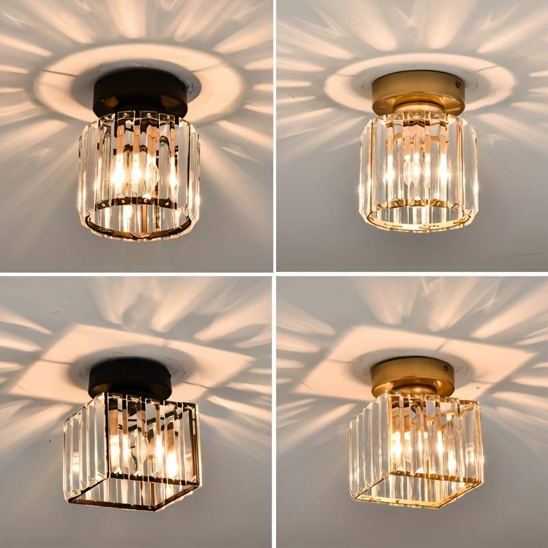 Modern Crystal Ceiling Lamp - CrystalGlow