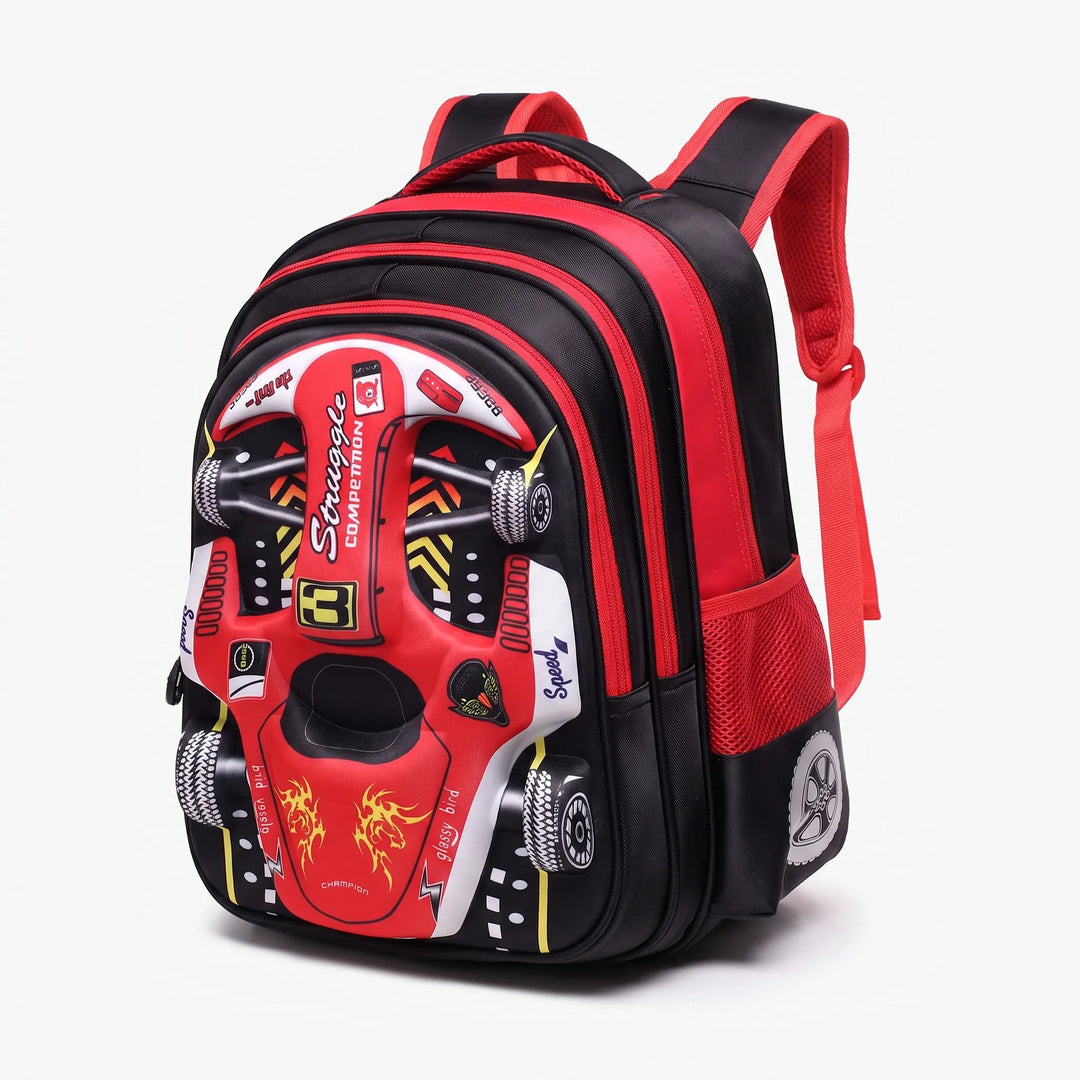 3D Raceauto Schooltas - Veloxis