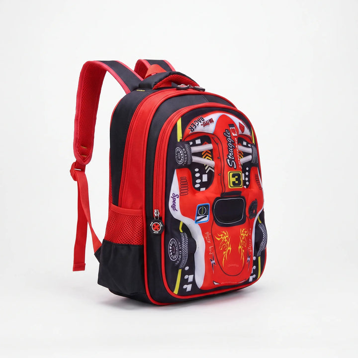3D Raceauto Schooltas - Veloxis