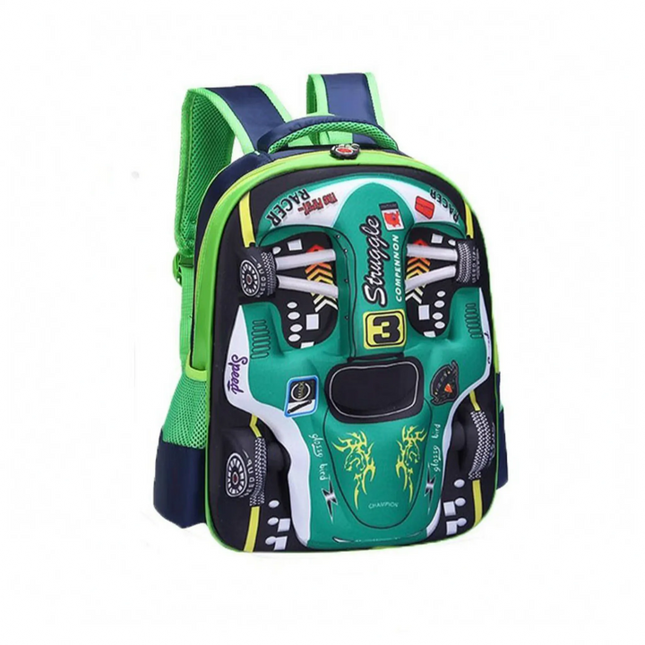 3D Raceauto Schooltas - Veloxis