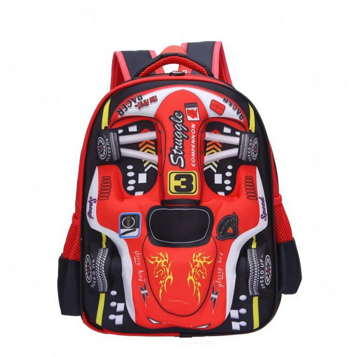 3D Raceauto Schooltas - Veloxis