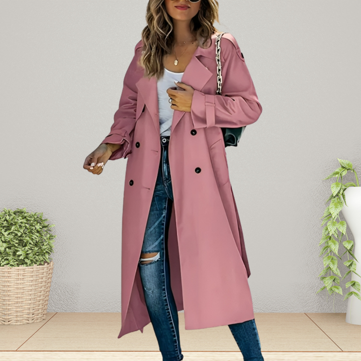 Trendy Women's Transitional Season Trench Coat – Isabelle