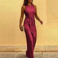 Sleeveless party jumpsuit for women – Figure-flattering & festive – Amira