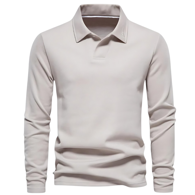 Men's Long Sleeve Polo Shirt - Vince
