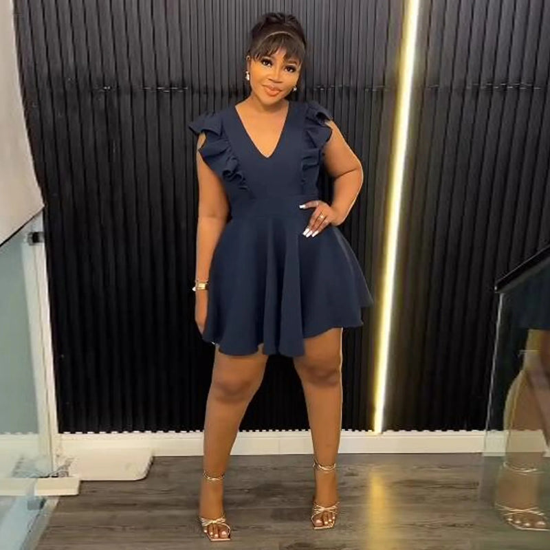 Sammy Jackson™ Linde Plus Size Playsuit | Stylish & Versatile
