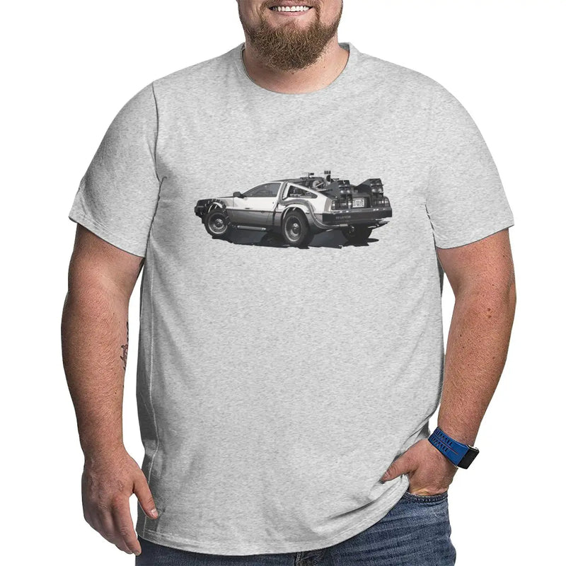 Sammy Jackson™ Back To The Future Delorean T-Shirt | Plus size T-shirt