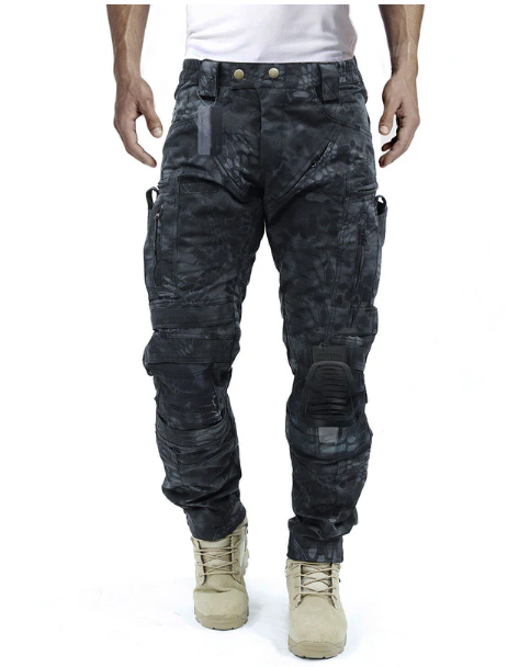 Functional Men's Cargo Pants with Knee Protection – Bram