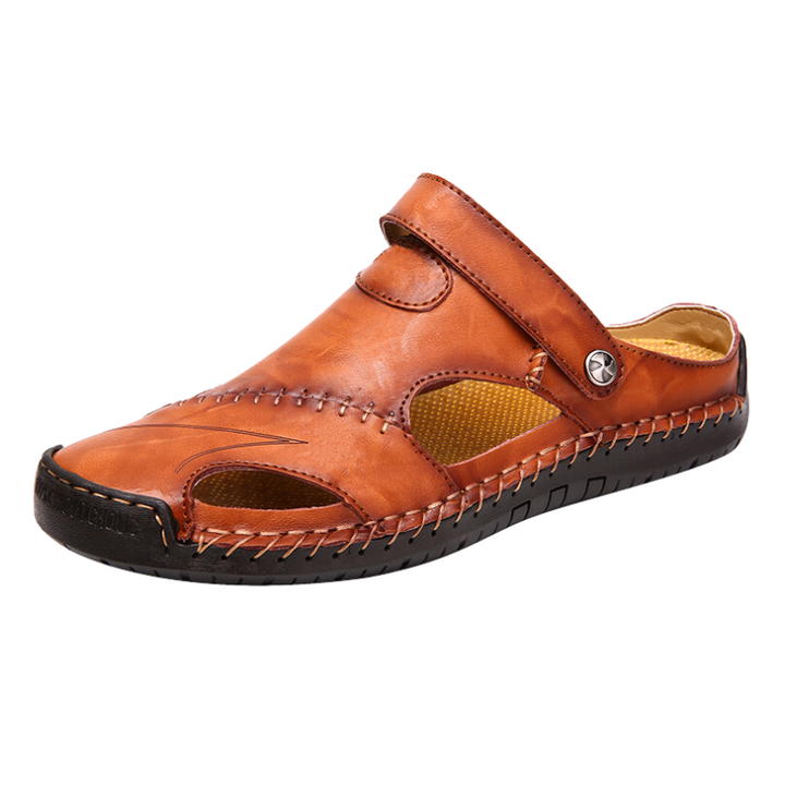 Orthopedic Leather Men's Sandals – Marco