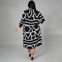 Sammy Jackson™ Georgia Plus-Size Jurk | Casual & Uniek