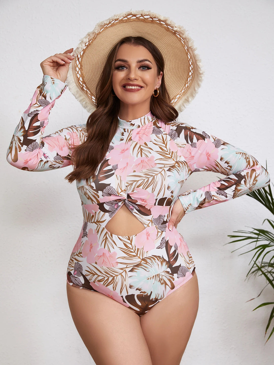 Sammy Jackson™ Veerle Plus-Size Vintage Badpak | Uniek & Trendy