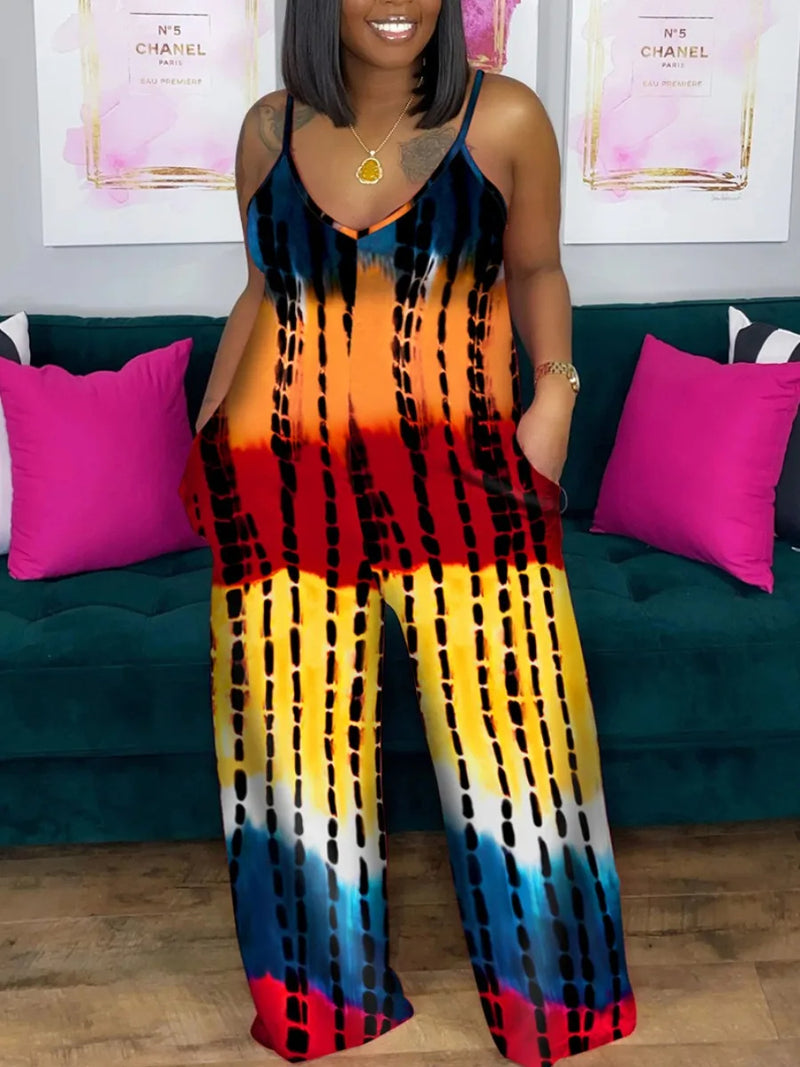 Sammy Jackson™ Noé Plus Size Jumpsuit | Trendy & Summery