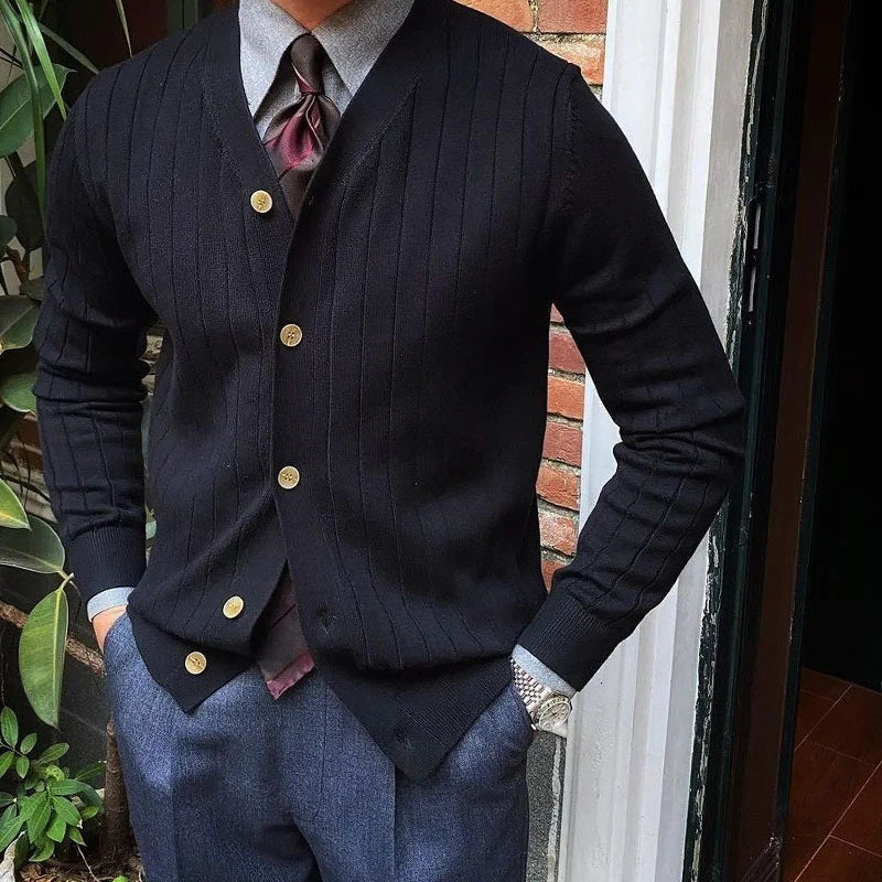 Sammy Jackson™ Tijn Sweter Dzianinowy | Stylowy sweter o dopasowanym kroju