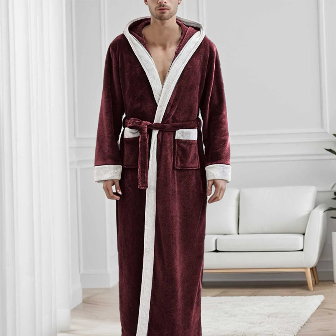 Sammy Jackson™ Hooded Badjas | Warme badjas met capuchon