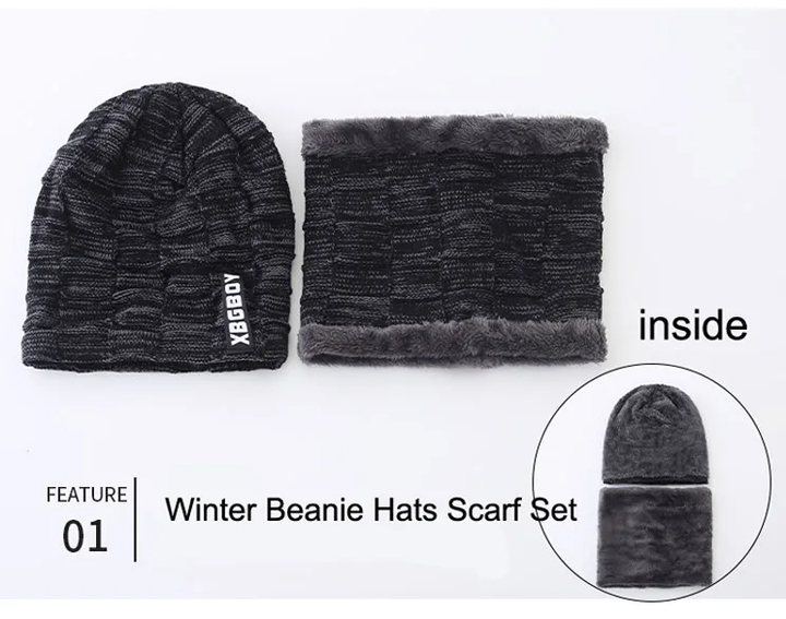 Sammy Jackson™ Winterset | Sjaal en muts voor een stijlvolle look