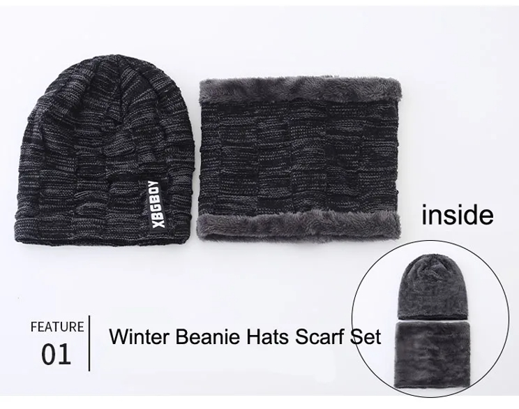 Sammy Jackson™ Winterset | Sjaal en muts voor een stijlvolle look