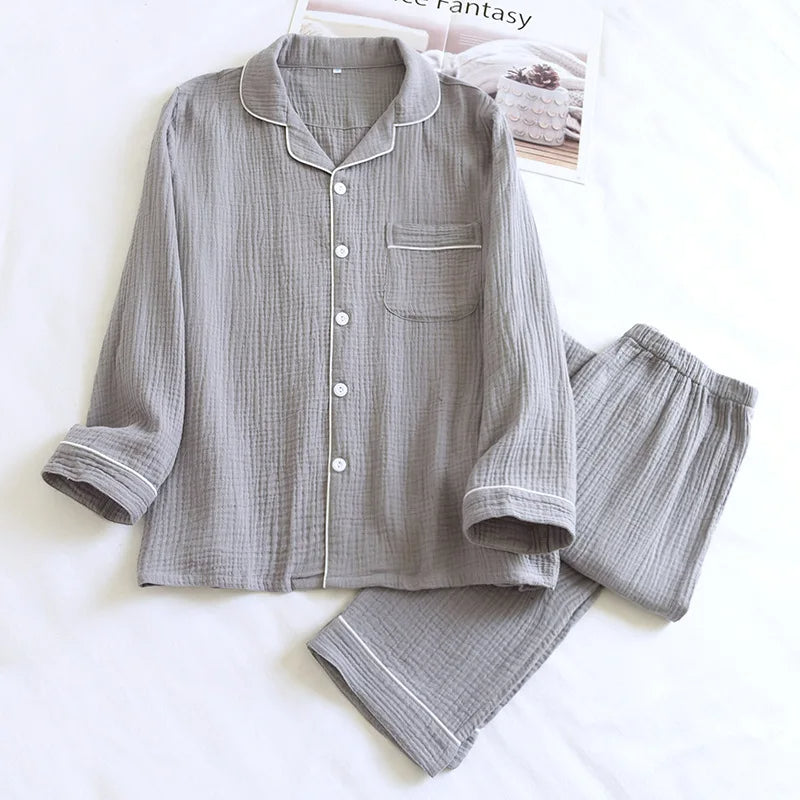 Sammy Jackson™ UltraThin Pyjama | Grote en luchtige katoenen loungewear