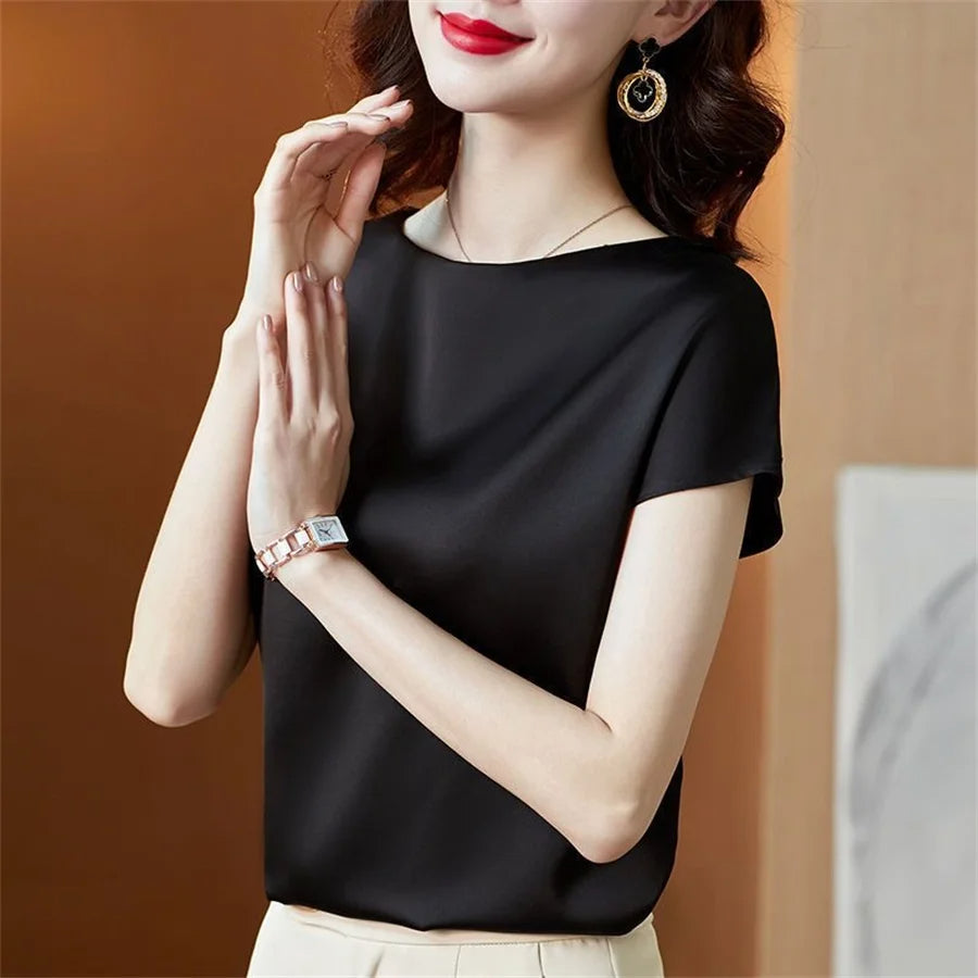 Sammy Jackson™ Ivy Top | Satijn & Stijlvol