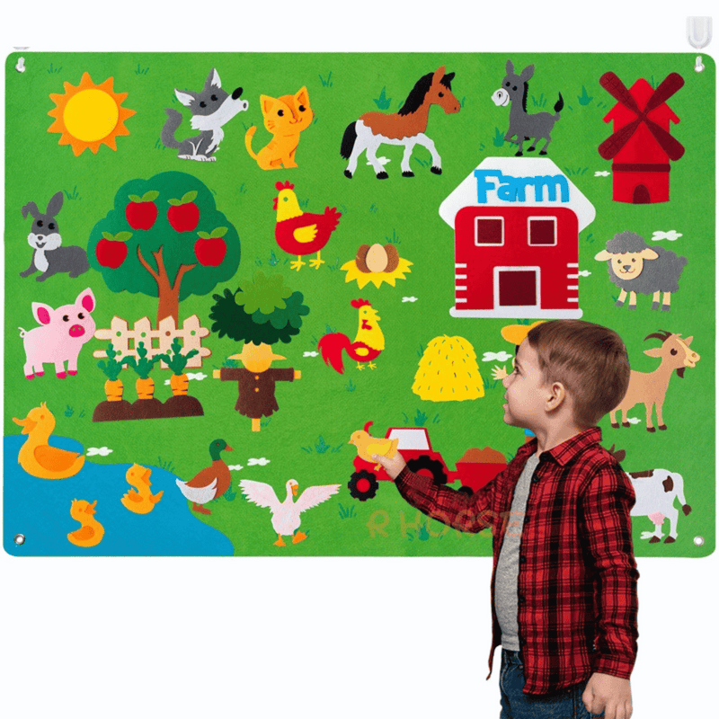 Toddler Felt Play Board - FeltAdventure