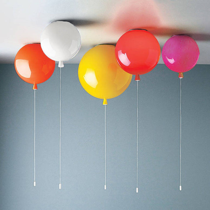 Compact Modern LED Balloon Ceiling Lamp - AuraLite