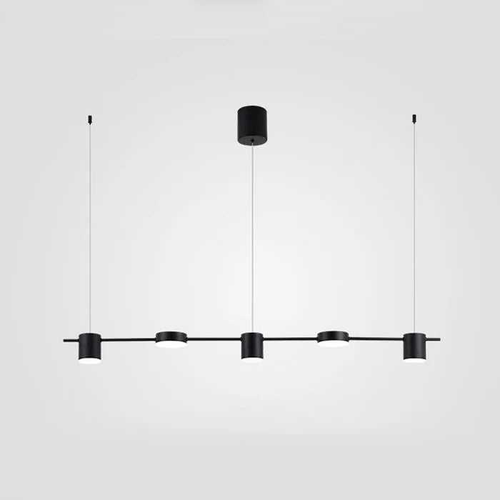 Nowoczesna aluminiowa lampa wisząca - AuraDrum