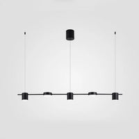 Nowoczesna aluminiowa lampa wisząca - AuraDrum