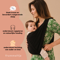 Back-Supporting Baby Wrap Carrier - CuddleWrap