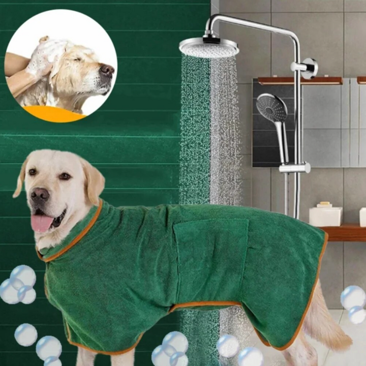 Comfortabele Hondenbadjas - Finn