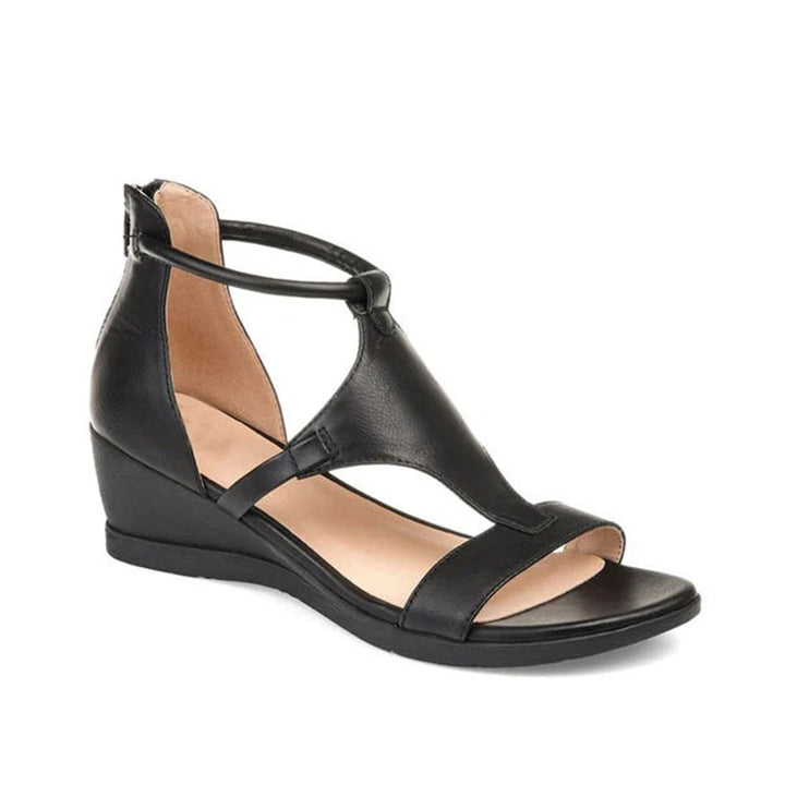 ElevateStyle Sandals | Dames Sandalen met Verhoogde Hak en Enkelband Ontwerp