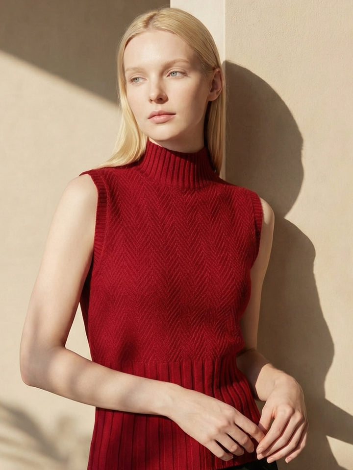 Brienna Gebreide Top